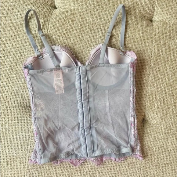 Victoria's Secret Lavender Lace Bustier Camisole - Picture 3 of 4